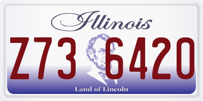 IL license plate Z736420