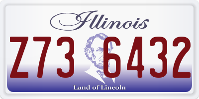 IL license plate Z736432