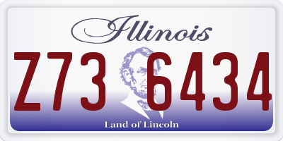 IL license plate Z736434