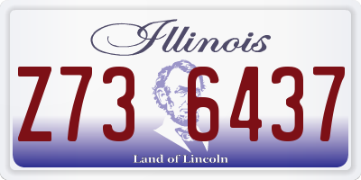 IL license plate Z736437