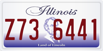 IL license plate Z736441