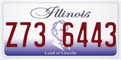 IL license plate Z736443