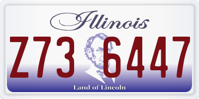 IL license plate Z736447