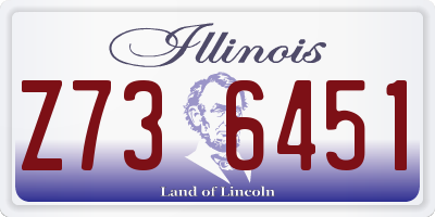 IL license plate Z736451