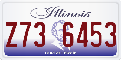 IL license plate Z736453