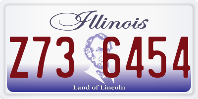 IL license plate Z736454