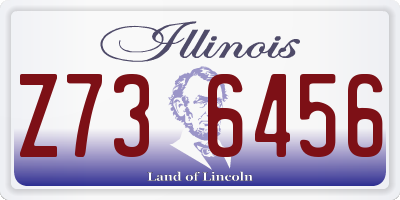 IL license plate Z736456