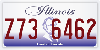 IL license plate Z736462