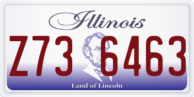 IL license plate Z736463