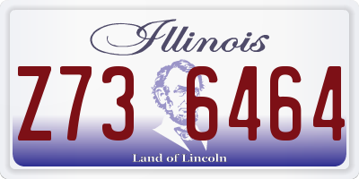 IL license plate Z736464