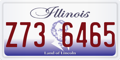 IL license plate Z736465