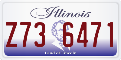 IL license plate Z736471