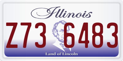 IL license plate Z736483
