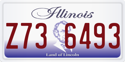 IL license plate Z736493