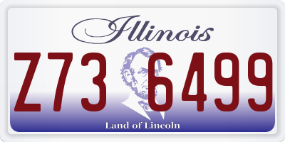 IL license plate Z736499