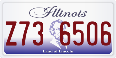 IL license plate Z736506