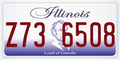 IL license plate Z736508