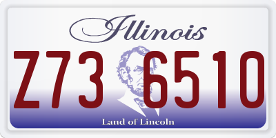 IL license plate Z736510