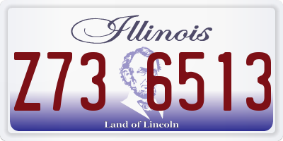 IL license plate Z736513