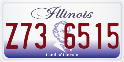 IL license plate Z736515