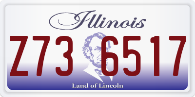 IL license plate Z736517