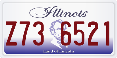 IL license plate Z736521