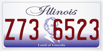 IL license plate Z736523