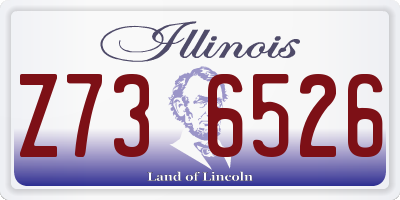 IL license plate Z736526