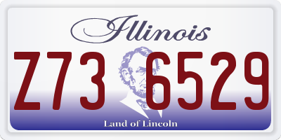 IL license plate Z736529