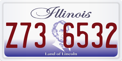 IL license plate Z736532