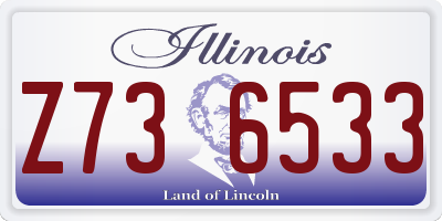 IL license plate Z736533