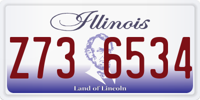 IL license plate Z736534