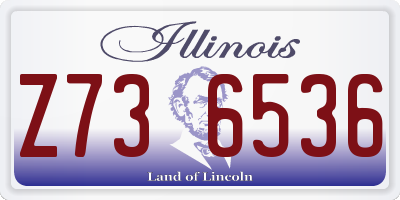 IL license plate Z736536