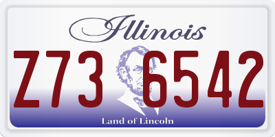 IL license plate Z736542