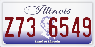 IL license plate Z736549