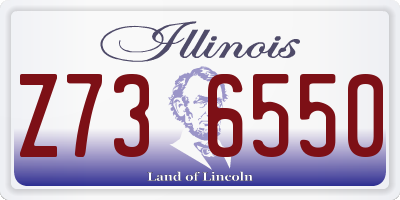 IL license plate Z736550