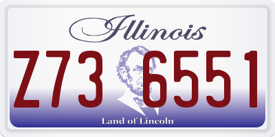 IL license plate Z736551