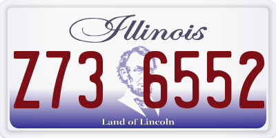 IL license plate Z736552