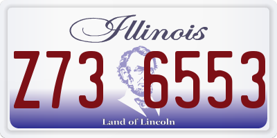 IL license plate Z736553