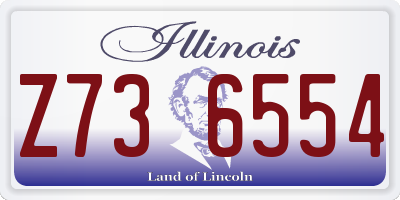 IL license plate Z736554