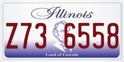 IL license plate Z736558