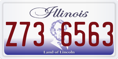IL license plate Z736563