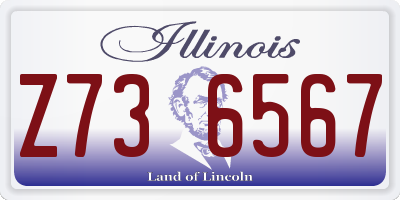 IL license plate Z736567