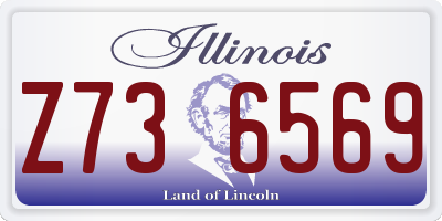 IL license plate Z736569
