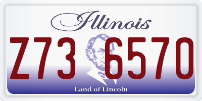 IL license plate Z736570
