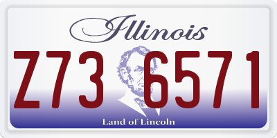 IL license plate Z736571