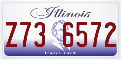 IL license plate Z736572
