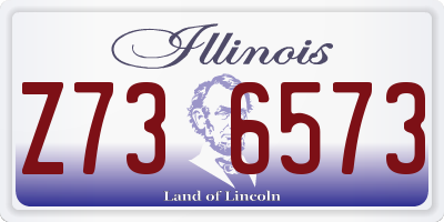IL license plate Z736573