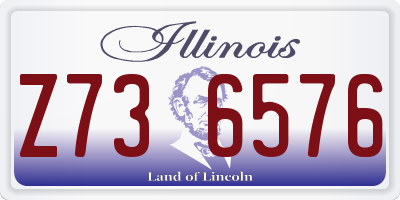 IL license plate Z736576