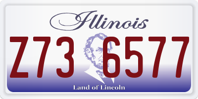 IL license plate Z736577